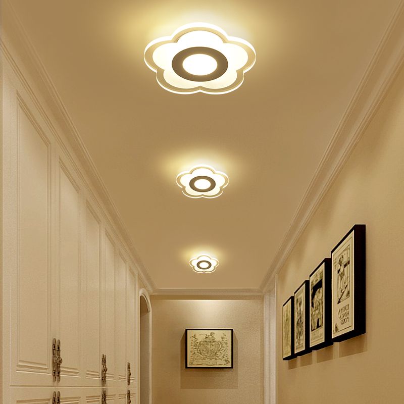 Triángulo/redondo/cuadrado Corredor de pared Lucina Luce de acrílico Lámpara de pared de LED acrílico en cálido/blanco