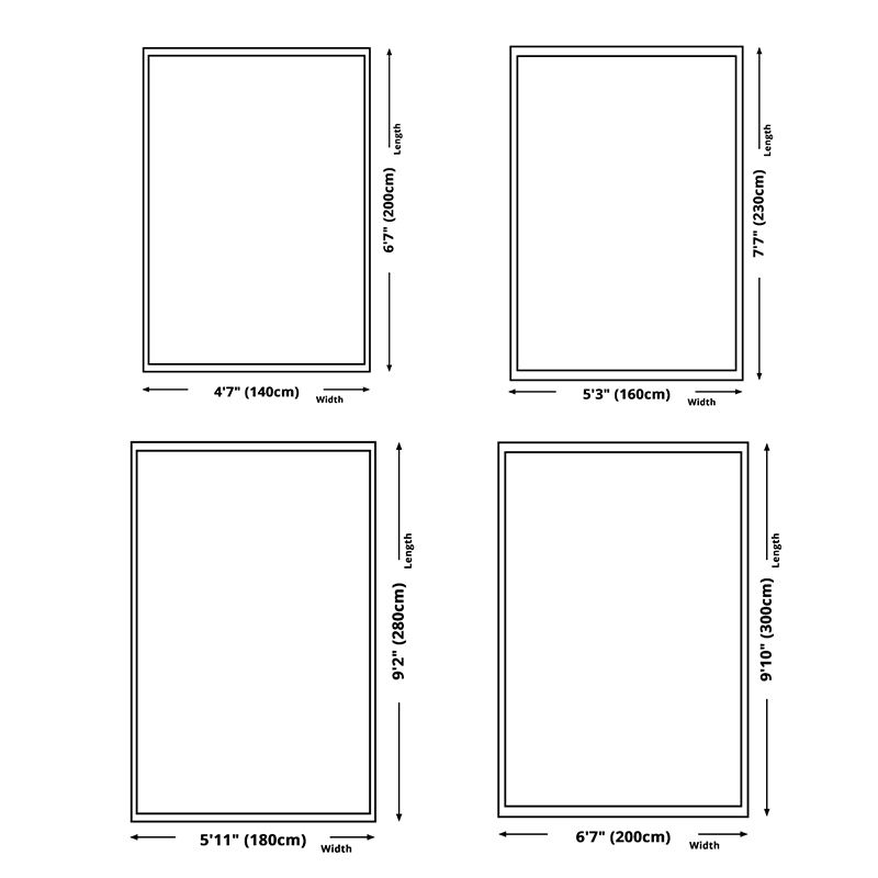 Creative Lines Printed Indoor Rug Modern Stylish Polyester Area Rug Easy Care Anti-Slip Backing Carpet for Living Room