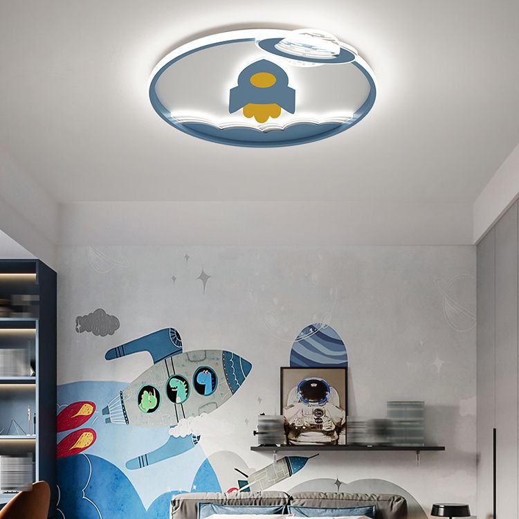 Unique Shape Ceiling Fixtures Kids Style Metal Ceiling Light Fixtures