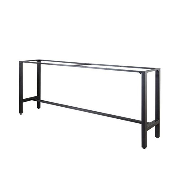 Glam Indoor Event and Cocktail Table Rectangle Trestle Bar Stool Table