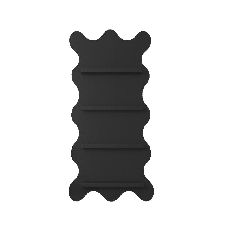 Urban Etagere Metal Bookshelf Closed Back Vertical Bookcase for Living Room