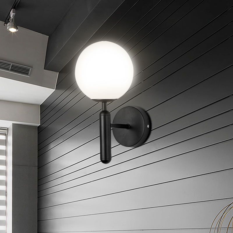 1 Funzione leggera con la parete in vetro a vetro chiaro moderno moderno illuminazione per la camera da letto moderna