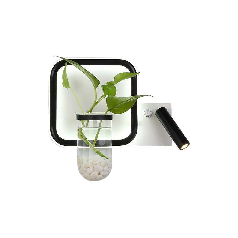 LED MUR MUR MUR MONTRE LEIL MIMPLAGIE NOIR PLANT PLANT POT MALL