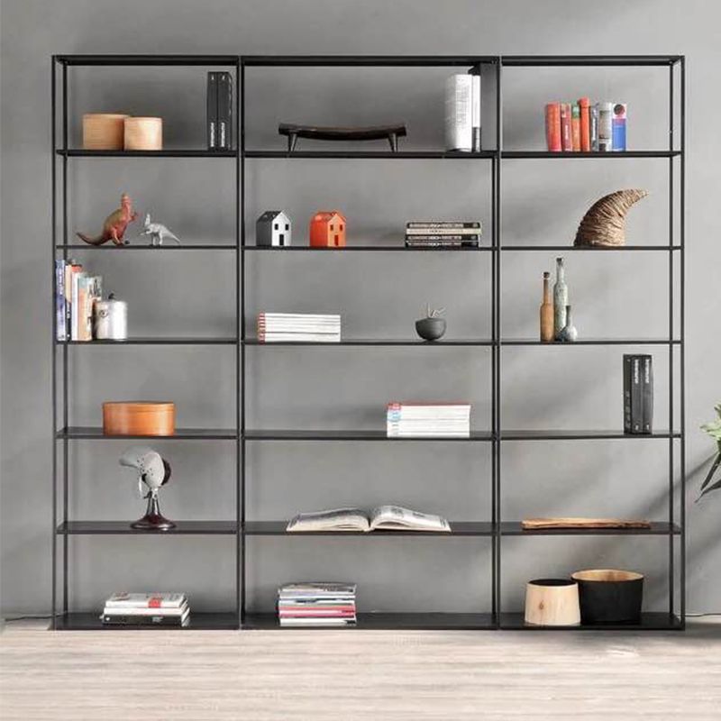 70.87"H Bookcase Open Back Contemporary Style Bookshelf for Home Office