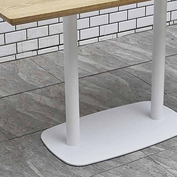 Modern Coffee Shop Dining Table Set 1/4/5 Pieces Solid Wood Dinette Set in Natural