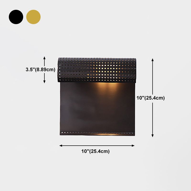 Postmodern Metal Wall Lamp Household Wall Sconce Lighting Fixture for Bedroom