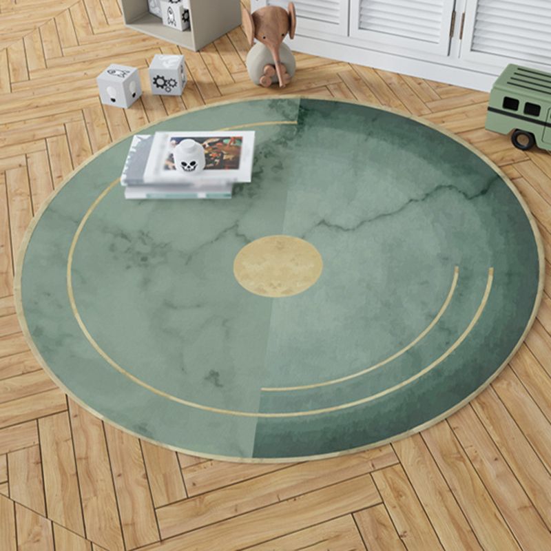 Tapis de tapis de zone moderne de couleur lumière polyester