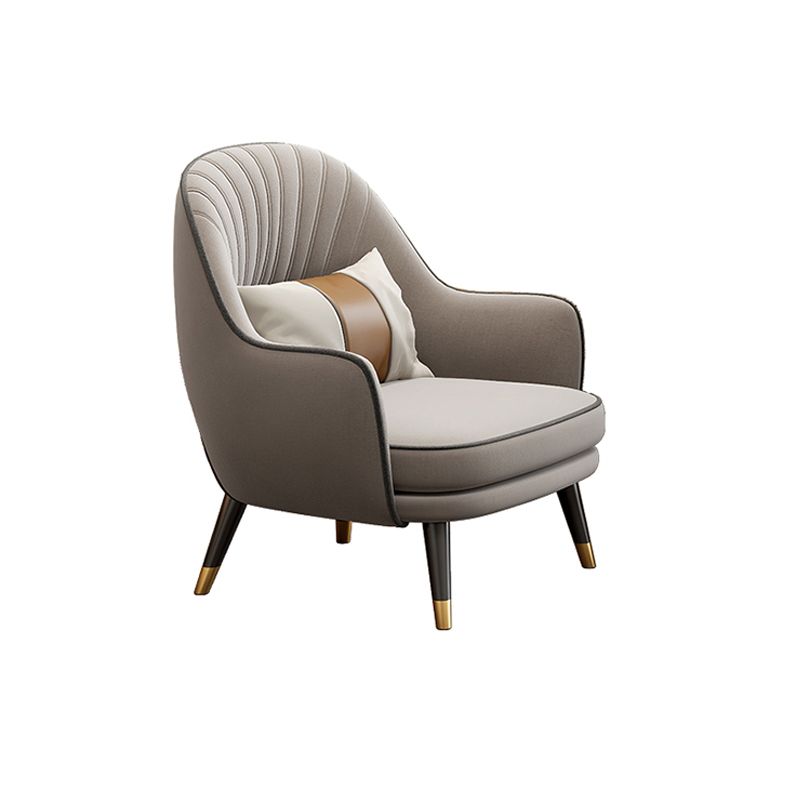 Velvet Accent Armchair 21.65" Wide Arms Included Chair for Living Room