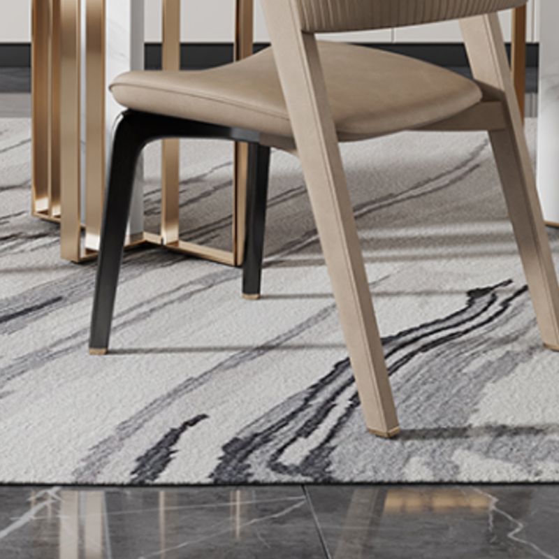 Open Back Dining Accent Chair Upholstered Dining Room Chair for Home