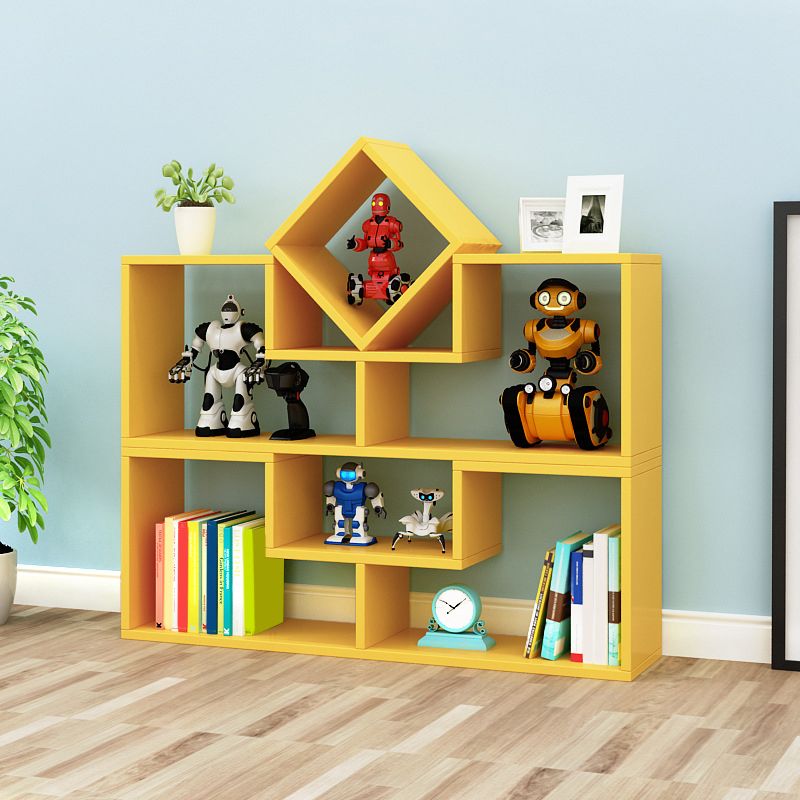 Open Bookcase Bookshelf 7.9" Wide Engineered Wood Bookcase for Office