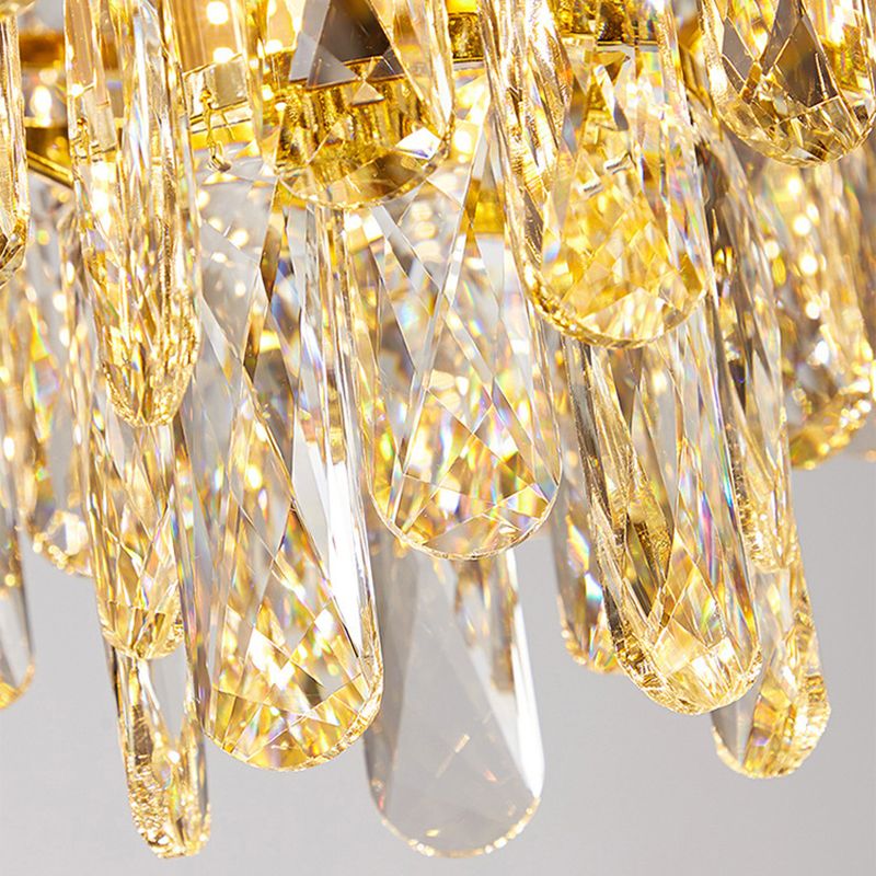 Luz de la isla geométrica de estilo moderno Iluminación de la isla de cristal para isla de cocina