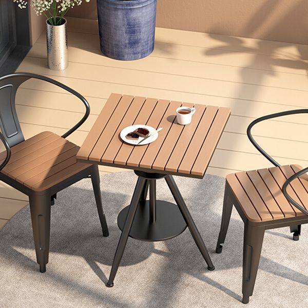 Industrial Dining Room Table Pedestal Table for Home Kitchen Dinner,21.7"L x 21.7"W