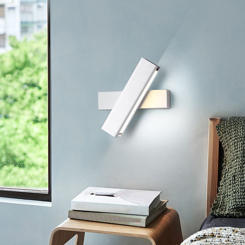 Metal Square Shape Wall Sconce Modern Style 1 Light Wall Light Fixture