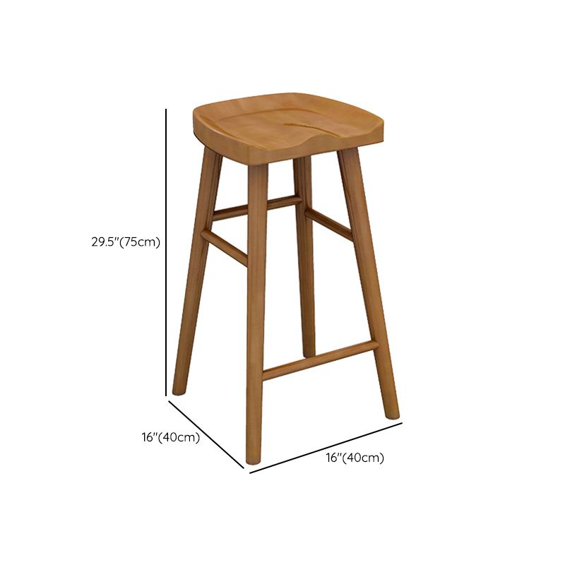 Modern Wood Counter Table 1/3 Pieces Bar Table Set with Stools for Living Room