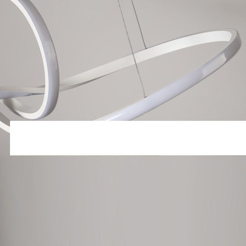 3 Farbe optional moderne Turn -Kronleuchter LED Hängende Leuchten für Wohnzimmer Schlafzimmer