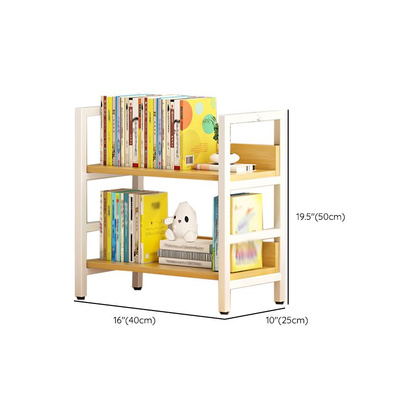 Standard Bookshelf Engineered Wood Scandinavian Open Back with Shelves