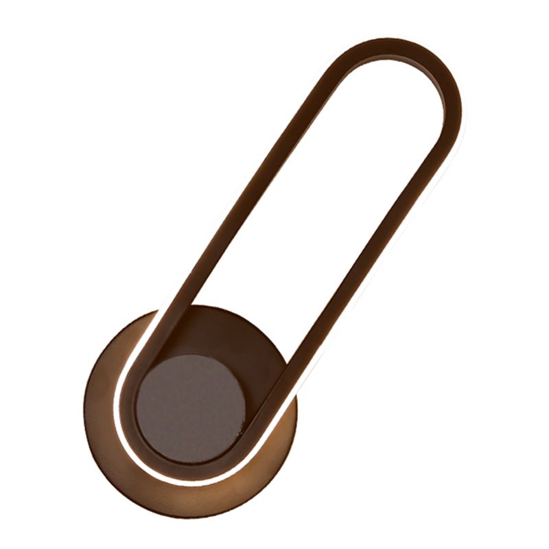 Apliques de pared oblata de estilo minimalista moderno placas de luz