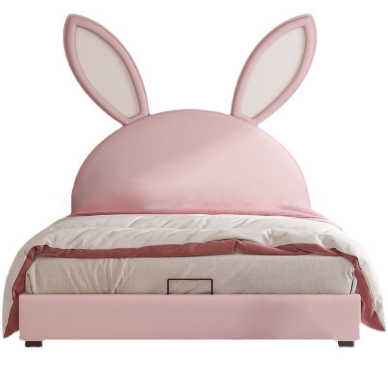 Modern and Contemporary Panel Headboard Upholstered Animals Bed