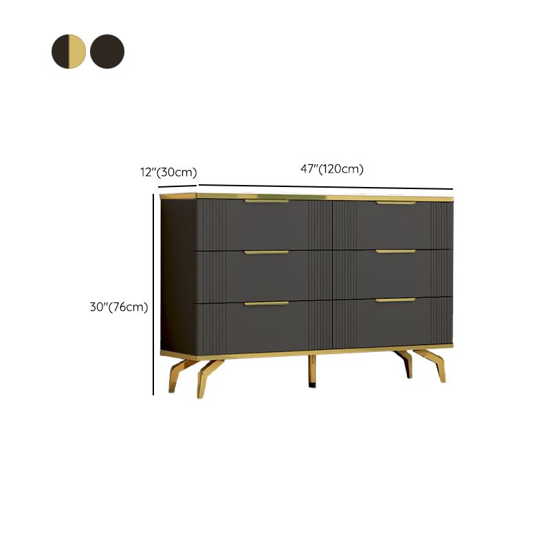 11.7-inch Width Contemporary Storage Chest Stone Storage Chest Dresser