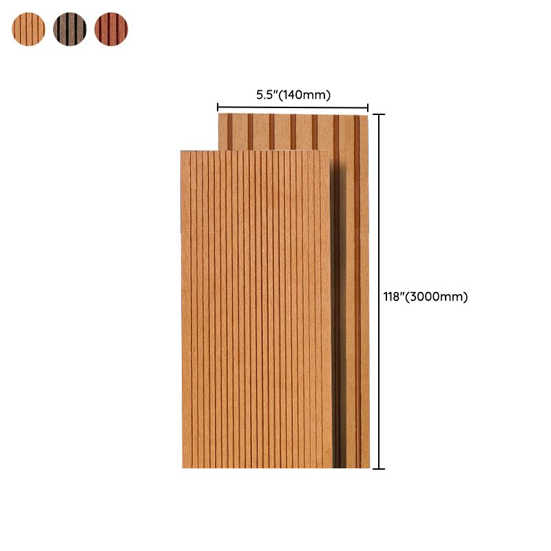 Contemporary Hardwood Deck Tiles Wire brushed Nail Tile Flooring