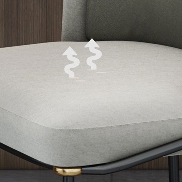 Glam Style Sintered Stone Dining Room Set with Black Leg Dining Furniture for Home Use