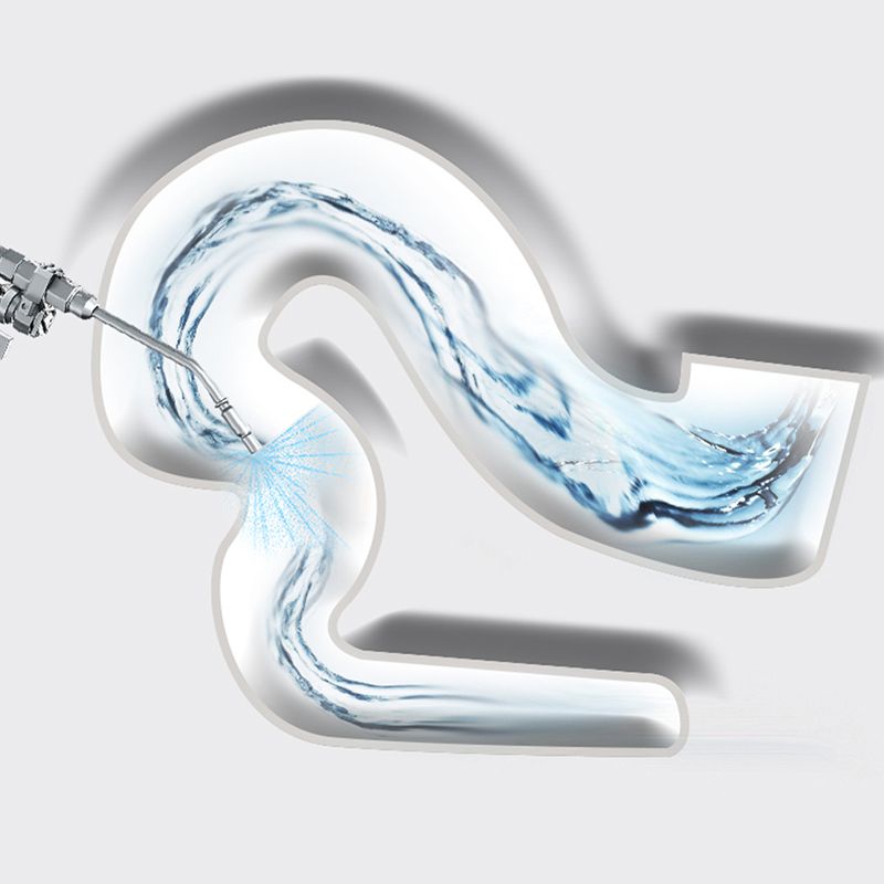 Modern Concealed Tank Urine Toilet One Piece Floor Mount Toilet Bowl with Toilet Seat