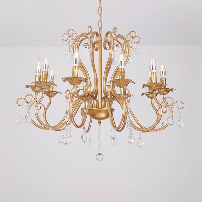 Wrought Iron Pendant Light Sputnik Contemporary Pendant Light for Living Room