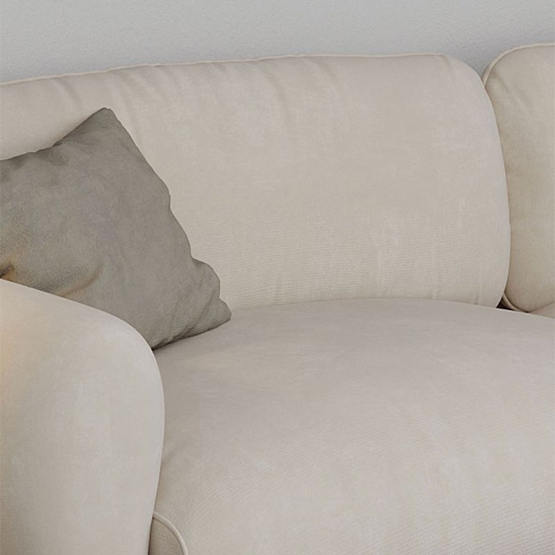 Modern Square Arm Loose Back Sofa 39"W Sofa for Living Room