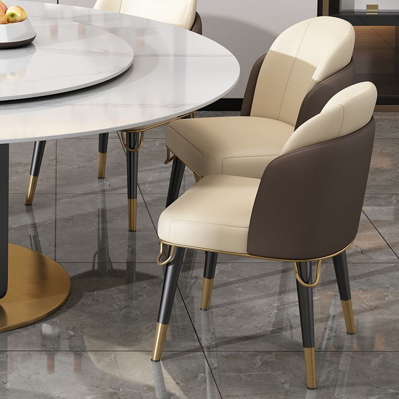 Contemporary 1/4/8/11 Pieces Furniture Round Stone Dining Set for Home