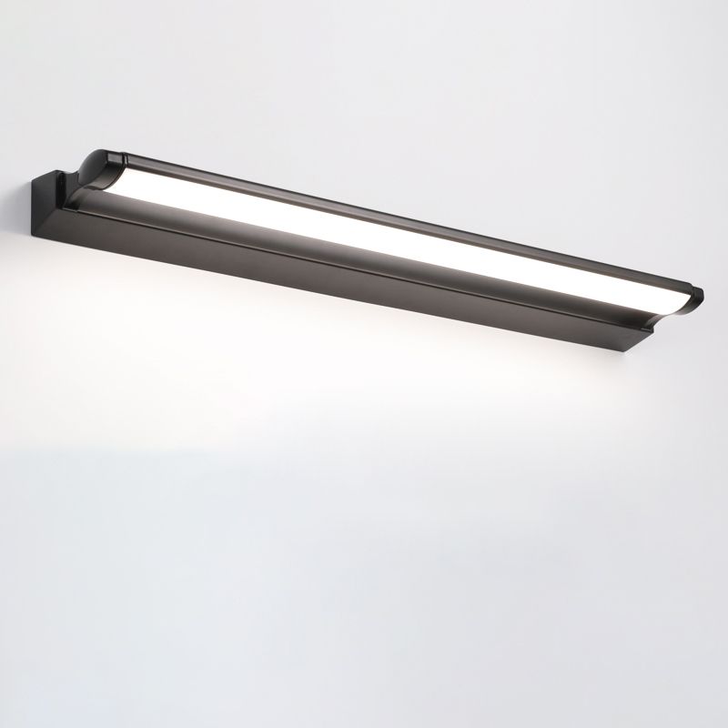 Schwarze Waschtischwandleuchten moderner Spiegel vordere LED -Eitelkeitslichter LED LED -Leuchten