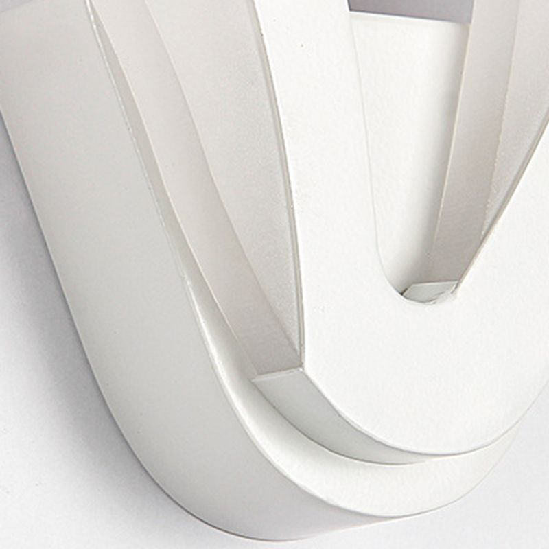 Lampada a parete Minimalista Minimalista Minimalista Sali in ferro battuto Sconce da parete con ombra acrilica