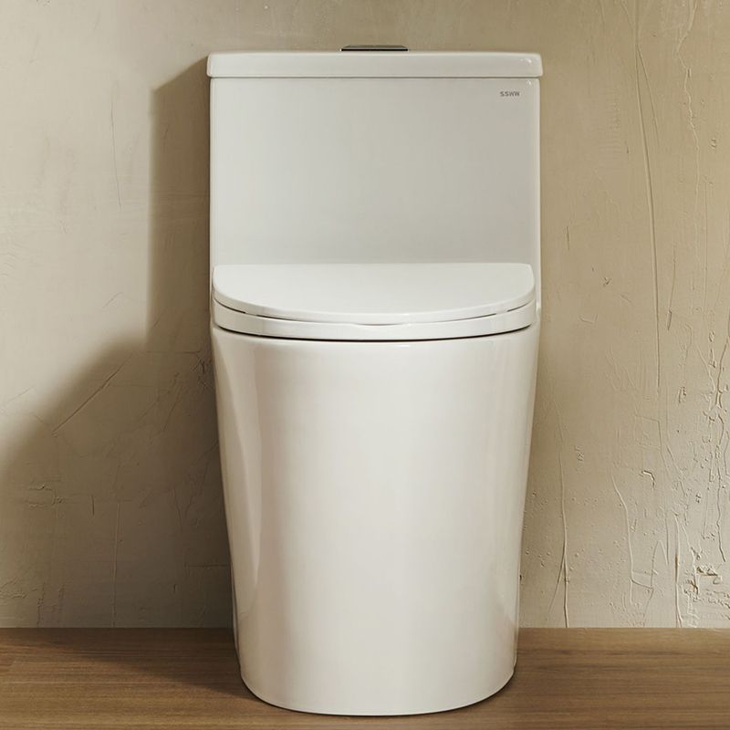 Traditional Toilet Bowl All-In-One Floor Mounted Siphon Jet Toilet
