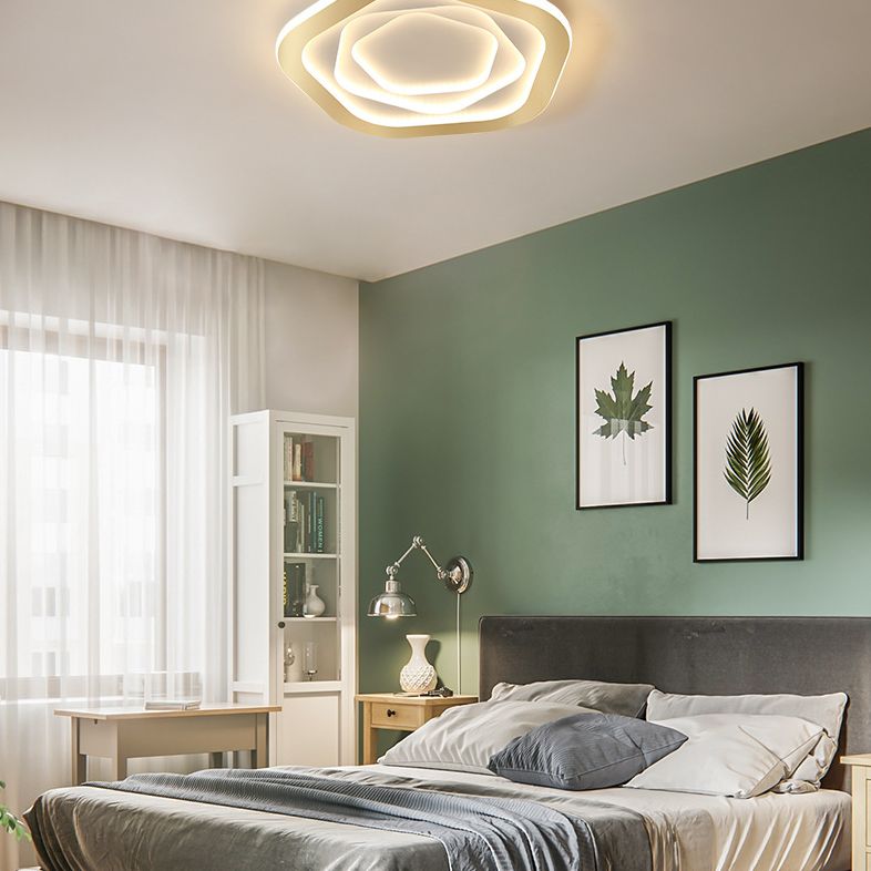 Acryl bloem inbouw plafondarmatuur moderne stijl LED dichtbij plafond verlichtingsarmatuur