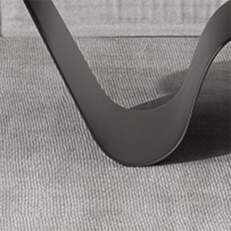 Glam Slate Coffee Cocktail Table Abstract Oval Coffee Table for Living Room