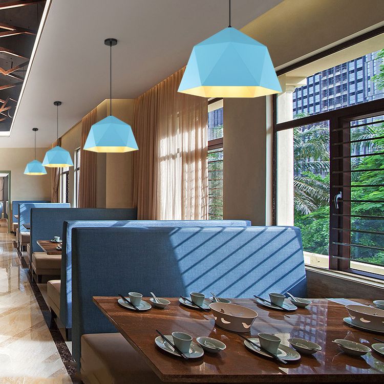 Lumière suspendue colorée à style nordique Macron Pendant Light Hanging Light pour la chambre