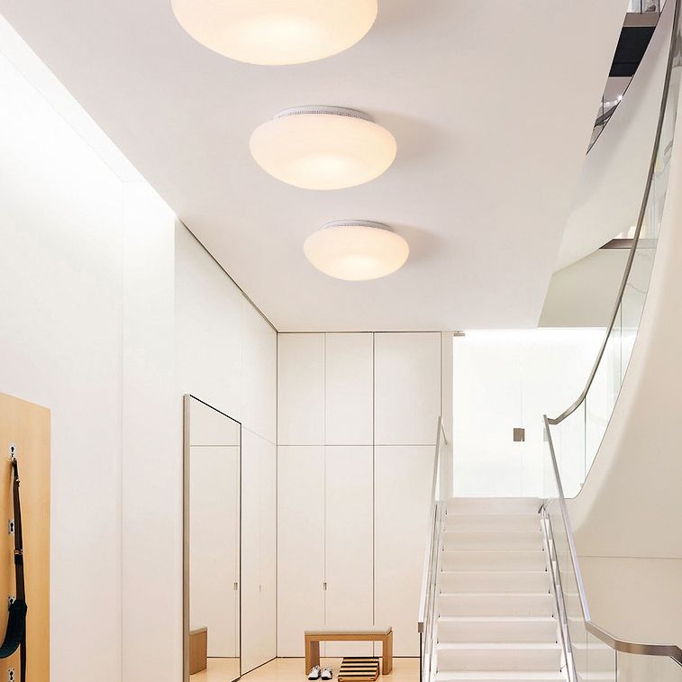 Plastic Pebble Shaped Flushmount Cartoon LED White Flush Ceiling Light for Bedroom