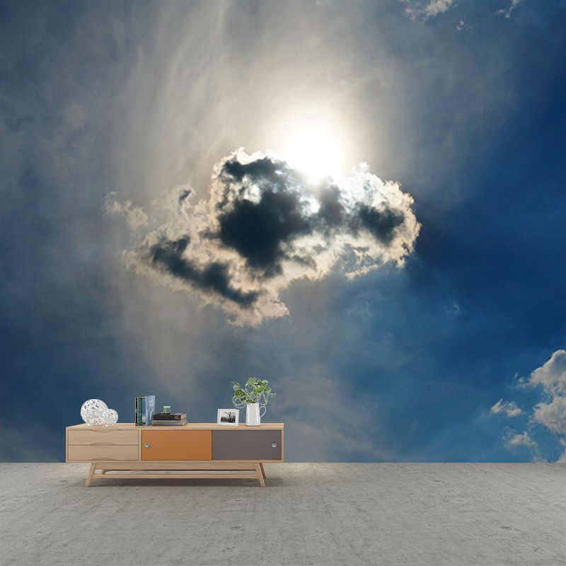Cloud and Sky Mural Decal Modern Stain Proof Bedroom Wall Decor, Made to Measure