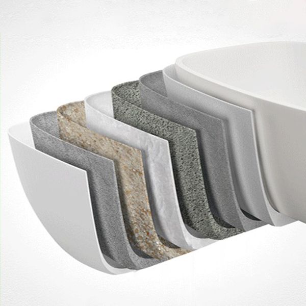 Modern Oval Colorful Bath Tub Soaking Freestanding Tub for Home