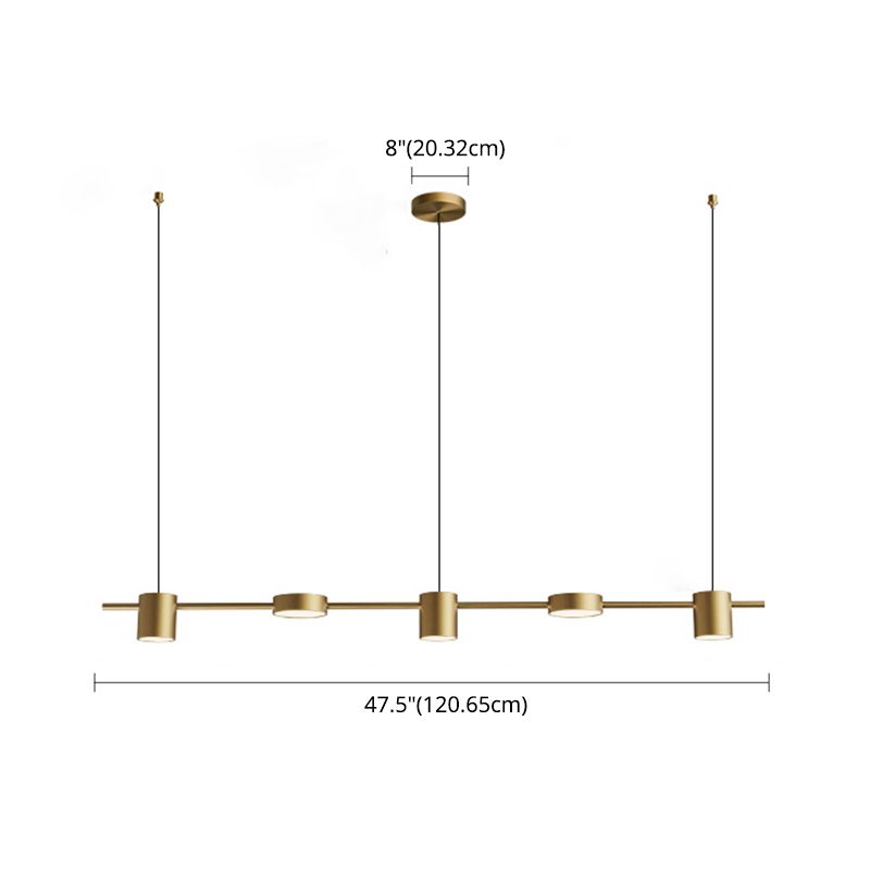 5 Light Kitchen Island Pendant Linear Pendant Lighting Island Light Fixtures