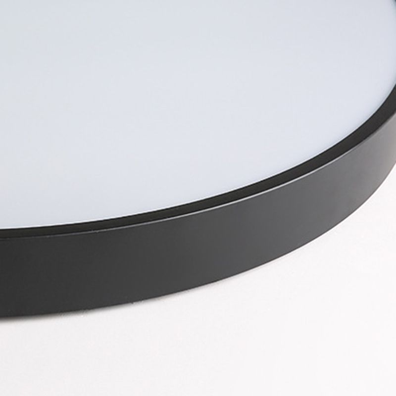 Modern Simple Style Acrylic Flush Mount Lights Round Shape 1 Light Ceiling Lamp for Bedroom