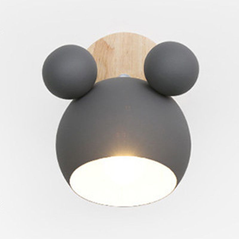 Estilo moderno Diclas de pared Nórdica Nórdica Malas de la cabeza en forma de mouse en forma de mouse para la cabeza para la cama