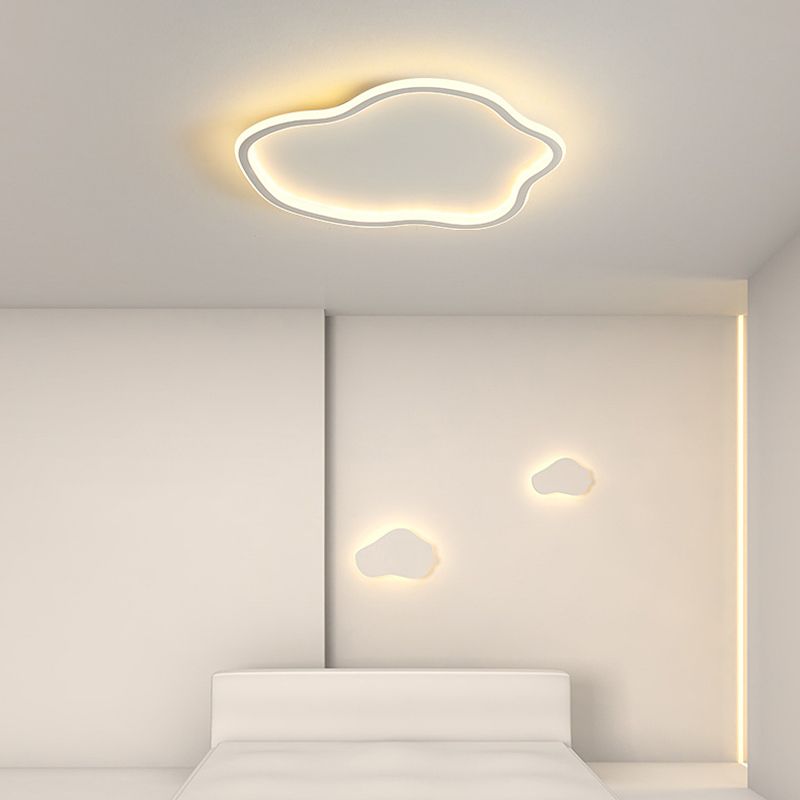 Plafonnier encastré linéaire simple moderne avec protection acrylique