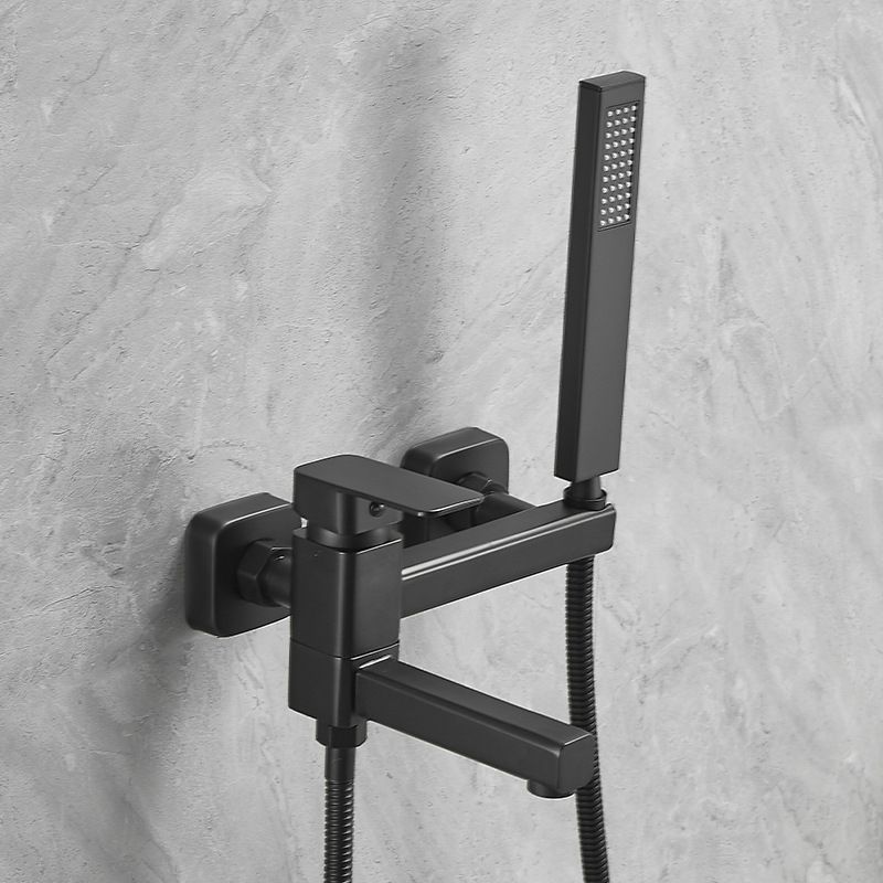 Lever Handle Shower Faucet Single Hand Shower with Shower Hose