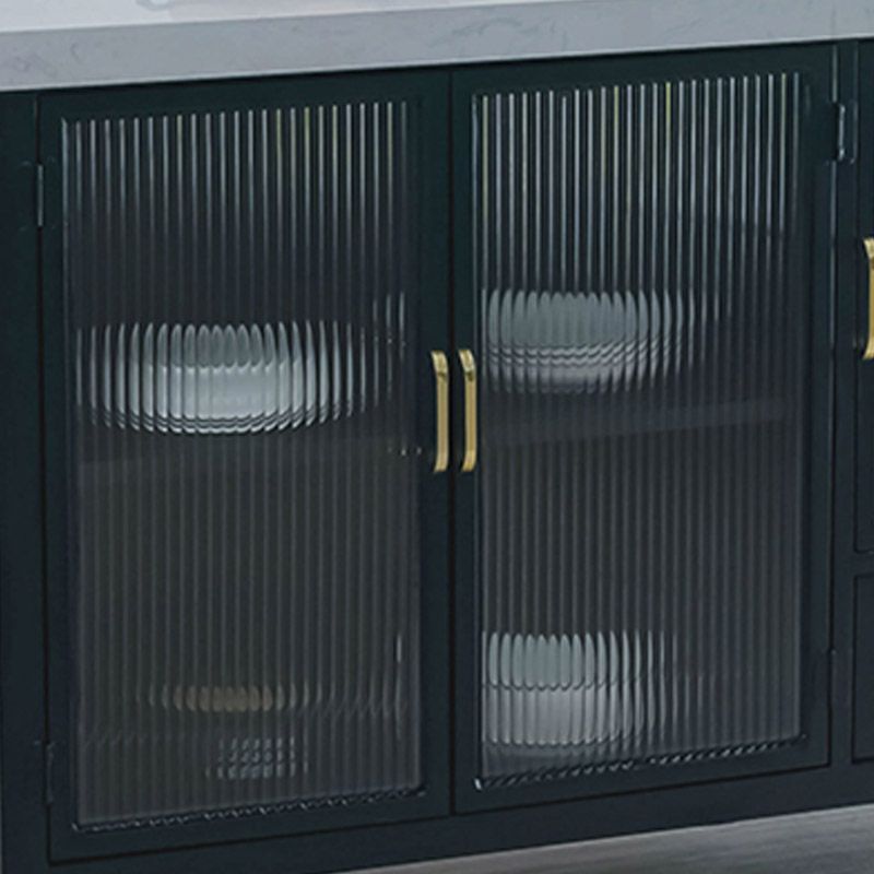 Modern Kitchen Island Table Dining Room Kitchen Island with Storage Cabinet