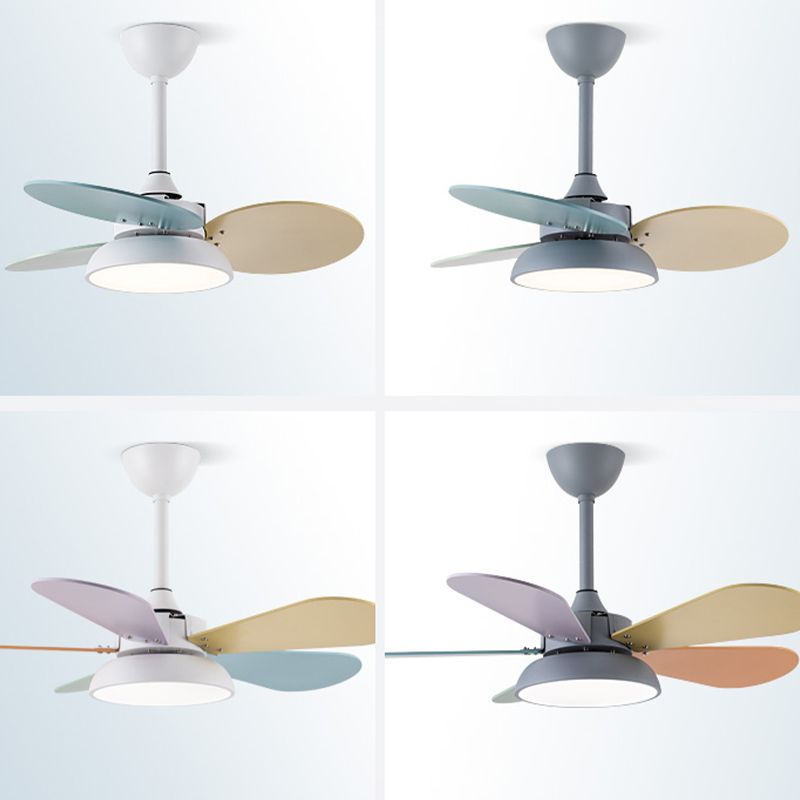 Éclairage de ventilateur suspendu rond