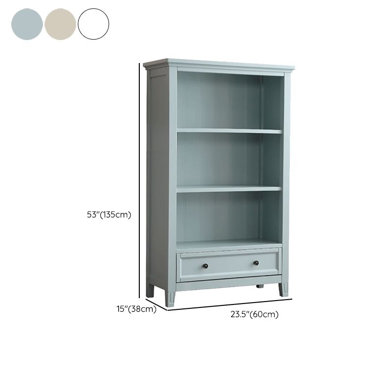 Modern Closed Back Standard Book Shelf Wooden Bookcase for Study Room