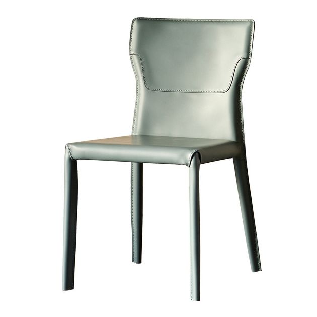 Contemporary Style Chairs Armless Chair for Kitchen with Metal Legs
