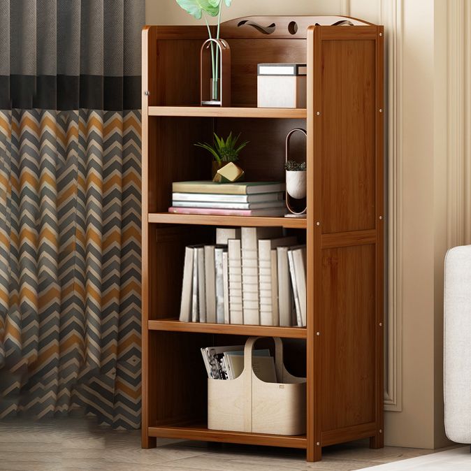 Brown Color Modern Style Bookshelf Engineer Wood Bookcase for Home