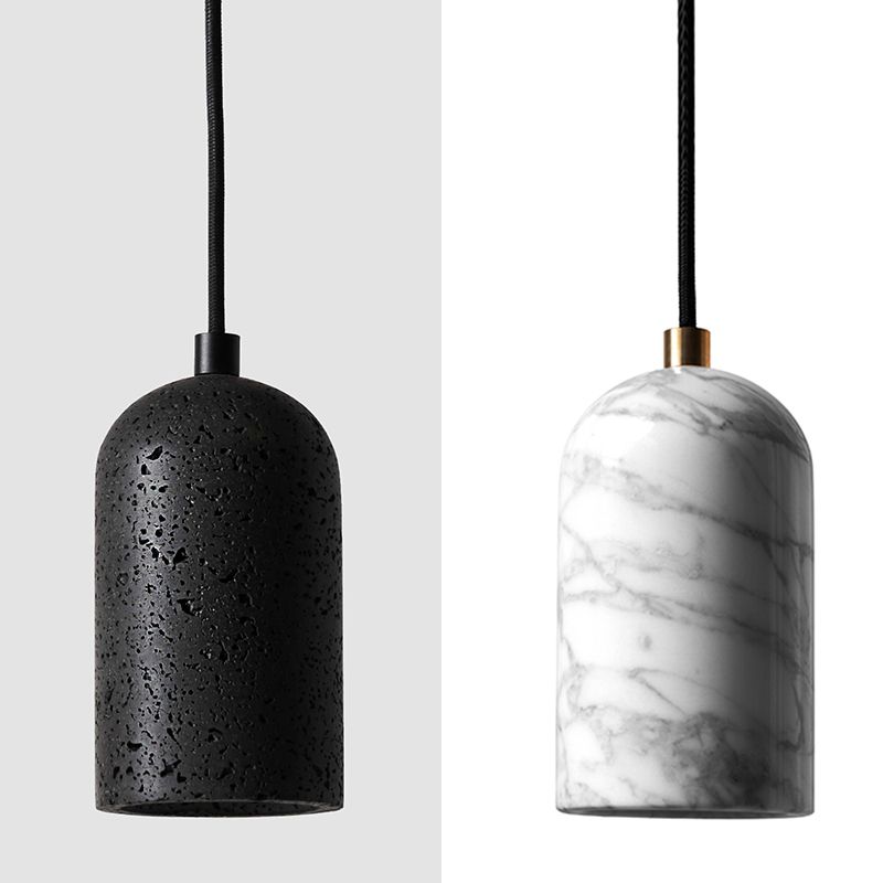 1 tête de pierre suspendue suspension moderne suspension suspension pour chambre à coucher