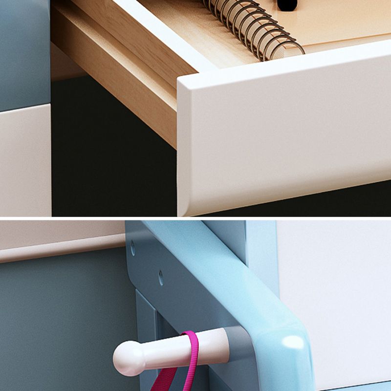 Bedroom Art Desk Kids Desk and Chair Set with Drawers Kids Desk 23.6"W